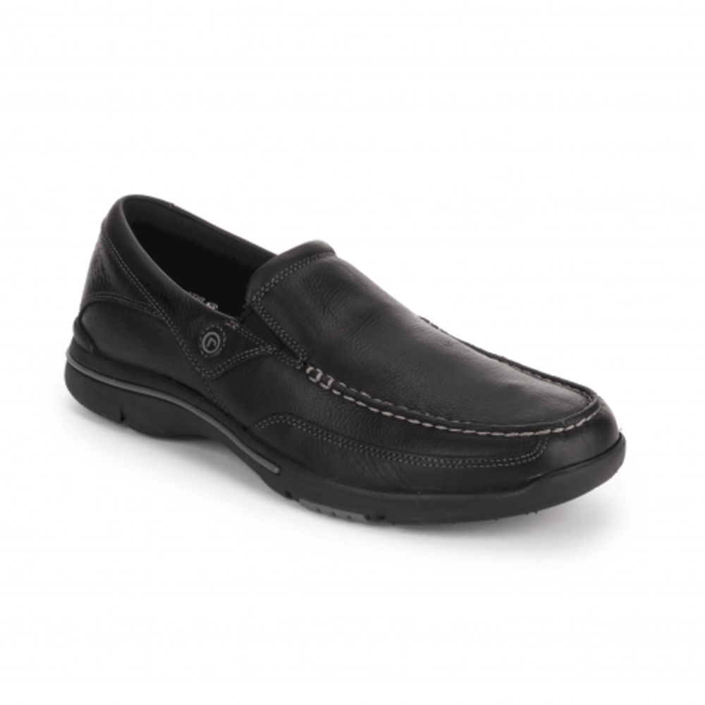 Rockport Mens City Play Eberdon - Slip-On Black - XGQ823416